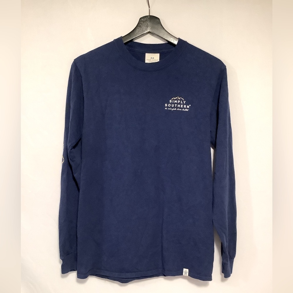 Simply Southern “Wander Without Reason” Mountains Long Sleeve T-Shirt